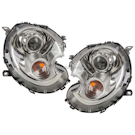 2012 Mini Cooper Headlight Assembly Pair 1