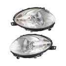 BuyAutoParts 16-80227H2 Headlight Assembly Pair 1
