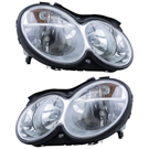 2003 Mercedes Benz CLK320 Headlight Assembly Pair 1