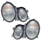2000 Mercedes Benz CLK430 Headlight Assembly Pair 1