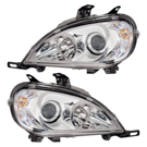 2003 Mercedes Benz ML350 Headlight Assembly Pair 1