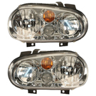 BuyAutoParts 16-80240H2 Headlight Assembly Pair 1