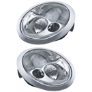 2002 Mini Cooper Headlight Assembly Pair 1