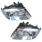 2000 Volkswagen Jetta Headlight Assembly Pair 1