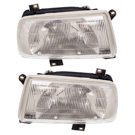 1993 Volkswagen Jetta Headlight Assembly Pair 1
