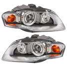 2005 Audi S4 Headlight Assembly Pair 1