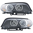 2004 Bmw 325Ci Headlight Assembly Pair 1