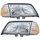 2000 Mercedes Benz C280 Headlight Assembly Pair 1