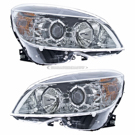 2009 Mercedes Benz C230 Headlight Assembly Pair 1