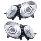 2007 Mercedes Benz E280 Headlight Assembly Pair 1