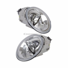 2005 Volkswagen Beetle Headlight Assembly Pair 1