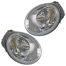 2004 Volkswagen Beetle Headlight Assembly Pair 1