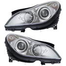 2006 Mercedes Benz CLS500 Headlight Assembly Pair 1