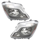 2014 Mercedes Benz Sprinter Van Headlight Assembly Pair 1