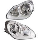 2003 Porsche Cayenne Headlight Assembly Pair 1