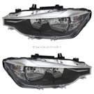 2016 Bmw 330e Headlight Assembly Pair 1