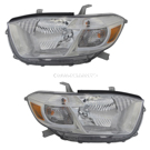 2010 Toyota Highlander Headlight Assembly Pair 1