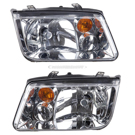 2003 Volkswagen Jetta Headlight Assembly Pair 1