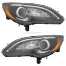 2012 Chrysler 200 Headlight Assembly Pair 1