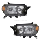 BuyAutoParts Toyota Headlight Assembly - Pair 16-84577A9