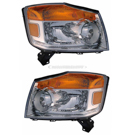 2014 Nissan Armada Headlight Assembly Pair 1