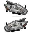 2016 Nissan Murano Headlight Assembly Pair 1
