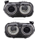 2017 Dodge Challenger Headlight Assembly Pair 1