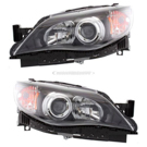 2011 Subaru Impreza Headlight Assembly Pair 1