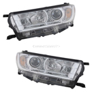 2017 Toyota Highlander Headlight Assembly Pair 1