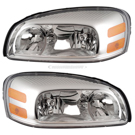 2005 Pontiac Montana Headlight Assembly Pair 1