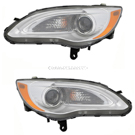 2012 Chrysler 200 Headlight Assembly Pair 1