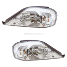 2000 Mercury Sable Headlight Assembly Pair 1