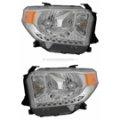 2014 Toyota Tundra Headlight Assembly Pair 1