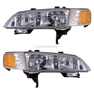 1996 Honda Accord Headlight Assembly Pair 1