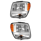 2010 Dodge Nitro Headlight Assembly Pair 1