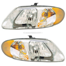 2001 Dodge Caravan Headlight Assembly Pair 1