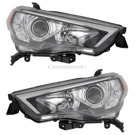 2019 Toyota 4Runner Headlight Assembly Pair 1