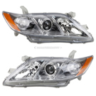 2007 Toyota Camry Headlight Assembly Pair 1