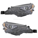 2017 Toyota Corolla Headlight Assembly Pair 1