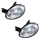 2005 Dodge Neon Headlight Assembly Pair 1