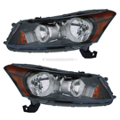 2012 Honda Accord Headlight Assembly Pair 1