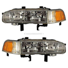 1992 Honda Accord Headlight Assembly Pair 1