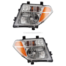2007 Nissan Frontier Headlight Assembly Pair 1