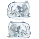 2005 Toyota Sequoia Headlight Assembly Pair 1