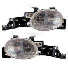 1997 Plymouth Neon Headlight Assembly Pair 1