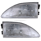 1996 Ford Mustang Headlight Assembly Pair 1