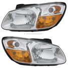 2007 Kia Spectra Headlight Assembly Pair 1