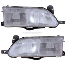 1994 Toyota Corolla Headlight Assembly Pair 1