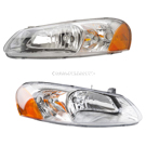 2002 Dodge Stratus Headlight Assembly Pair 1