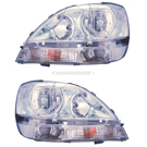 BuyAutoParts Lexus Headlight Assembly - Pair 16-84760A9